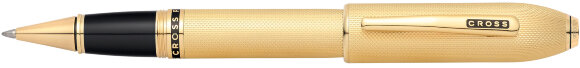 Ручка-роллер Selectip Cross Peerless 125. Цвет - золотистый с гравировкой
