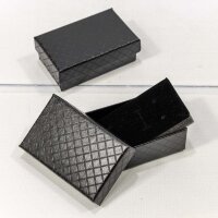 Коробка Прямоугольная 8x5x2,5 &quot;Ромбики&quot; Чёрный 