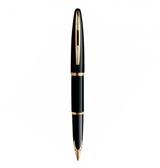Перьевая ручка Waterman Carene, цвет: Black GT, перо: F