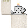 Зажигалка Zippo Classic с покрытием Mercury Glass, латунь/сталь, бежевая, матовая, 36x12x56 мм