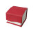 Подарочная картонная коробка 50 х 50 х 45 мм -  Красный 