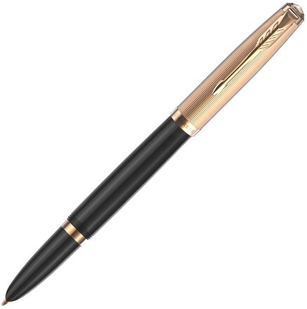  Ручка перьевая Parker 51 Premium, Black GT (Перо F)
