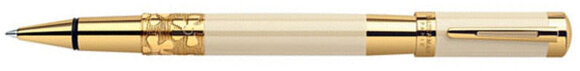 Роллерная ручка Waterman Elegance Ivory GT. Детали дизайна: позолота 23К.