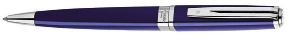 Шариковая ручка Waterman Exception Slim Blue ST. Детали дизайна: посеребрение. с гравировкой