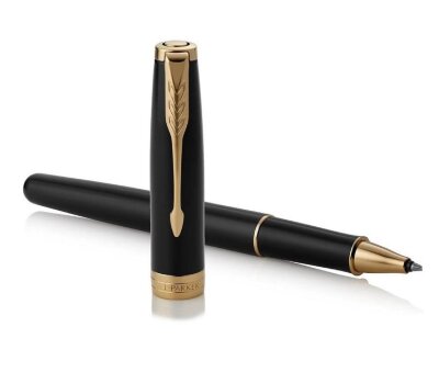 Ручка-роллер Parker Sonnet Black Lacquer GT 1931496