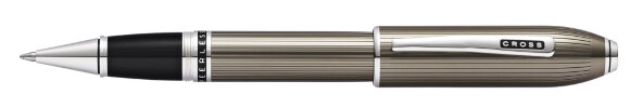 Ручка-роллер Selectip Cross Peerless Translucent Titanium Grey Engraved Lacquer с гравировкой