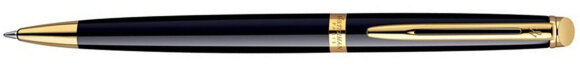 Шариковая ручка Waterman Hemisphere Essential Mars black GT. Корпус и колпачок - лаковые S0920670 с гравировкой
