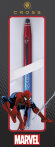 Шариковая ручка со стилусом Cross Tech2 Marvel "Человек Паук". Цвет - красный/синий с гравировкой