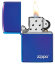 Зажигалка Zippo Classic с покрытием High Polish Indigo, латунь/сталь, синяя, глянцевая, 36x12x56 мм