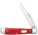 Нож перочинный ZIPPO Red Synthetic Smooth Trapper, 105 мм, красный + ЗАЖИГАЛКА ZIPPO 207