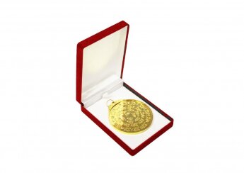 Ювелирная коробка бархатная под медаль 12,5 x 8,5 x 2,5 см