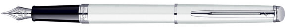 Перьевая ручка Waterman Hemisphere Essential White CT. Перо - нержавеющая сталь с гравировкой