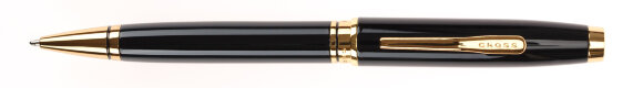 Шариковая ручка Cross Coventry Classic Black Lacquer с гравировкой