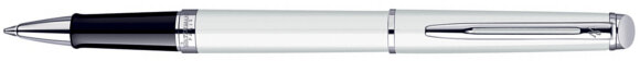 Роллерная ручка Waterman Hemisphere Essential White CT. Корпус и колпачок - лаковые S0920950 с гравировкой