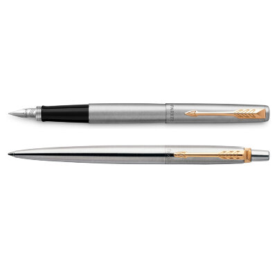 Подарочный набор из 2-х ручек Parker Jotter Stainless Steel GT 2093257