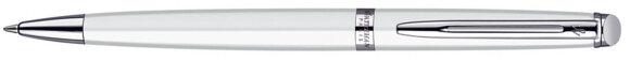 Шариковая ручка Waterman Hemisphere Essential White CT. Корпус и колпачок - лаковые