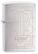 Зажигалка ZIPPO Classic с покрытием Brushed Chrome, латунь/сталь, серебристая, матовая, 36x12x56 мм
