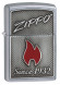 Зажигалка ZIPPO Classic с покрытием Street Chrome, латунь/сталь, серебристая, матовая, 36x12x56 мм