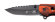 Нож складной Stinger, 86 мм (чёрный), рукоять: алюминий (оранж. камуфляж), картонная коробка