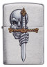 Зажигалка Sword Skull Design Zippo 49488 с гравировкой