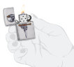 Зажигалка Sword Skull Design Zippo 49488 с гравировкой