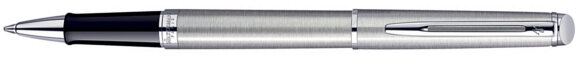 Роллерная ручка Waterman Hemisphere Essential Stainless Steel CT. Корпус и колпачок - сталь S0920450 с гравировкой