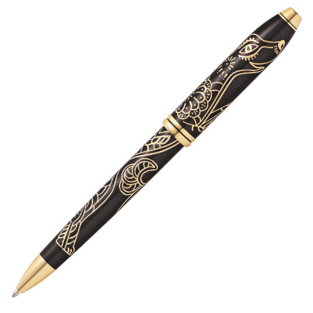 Фотография: Шариковая ручка Cross Townsend Year of the Dog, цвет - черный, золотистый