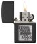 Зажигалка Zippo Classic с покрытием Black Crackle™, латунь/сталь, чёрная, матовая, 36x12x56 мм