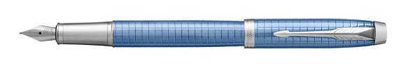 Ручка перьевая Parker IM Premium Blue CT с гравировкой