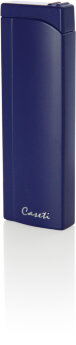 Зажигалка "Caseti" газовая пьезо,  цвет - синий, 2,6x1.2x 8.0см