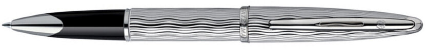 Роллерная ручка Waterman Carene Essential Silver ST. Детали дизайна: палладиевое покрытие