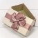 Коробка Прямоугольная 15,5 x 9 x 5,8 с двойным бантом Розовато-серый