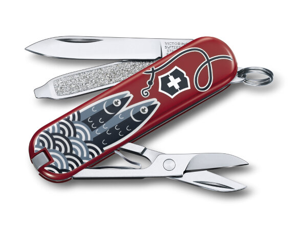Нож-брелок VICTORINOX Classic "Sardine Can" 0.6223.L1901