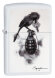 Зажигалка Zippo Spazuk с покрытием White Matte, латунь/сталь, белая, матовая, 36x12x56 мм