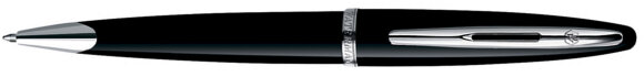 Шариковая ручка Waterman Carene Black Sea ST. Детали дизайна: посеребрение S0293950 с гравировкой