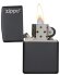 Зажигалка Zippo Classic с покрытием Black Matte, латунь/сталь, чёрная, матовая, 36x12x56 мм