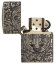 Зажигалка Zippo Armor® с покрытием Antique Brass, латунь/сталь, золотистая, матовая, 37х13x58 мм
