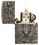 Зажигалка Zippo Armor® с покрытием Antique Brass, латунь/сталь, золотистая, матовая, 37х13x58 мм