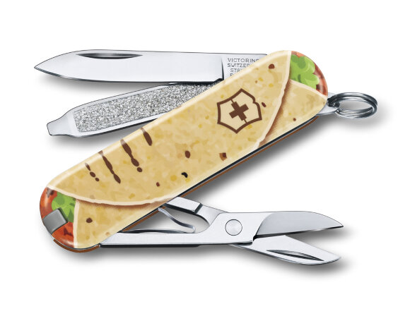 Нож-брелок VICTORINOX Classic "Mexican Tacos" 0.6223.L1903