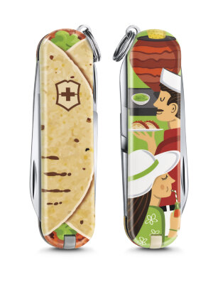 Нож-брелок VICTORINOX Classic &quot;Mexican Tacos&quot; 0.6223.L1903