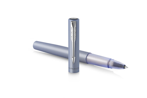 Ручка-роллер Parker Vector XL Silver Blue CT 2159775 с гравировкой