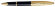 Роллерная ручка Waterman Carene Essential Black and Gold GT, детали дизайна: позолота 23К