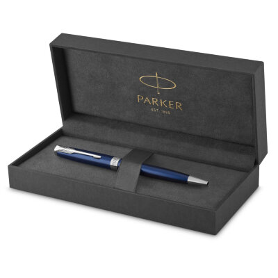 Шариковая ручка Parker ESSENTIAL Sonnet Laque Blue CT 1931536