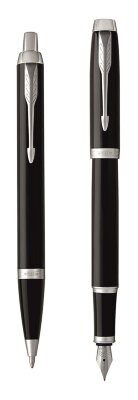 Подарочный набор Parker: Ручка Parker IM FK221, Black СT Шариковая и Перьевая Ручка 2093215