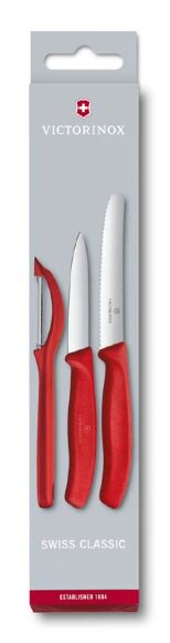 Набор из 3 ножей для овощей VICTORINOX: нож 8 см 6.7111.31