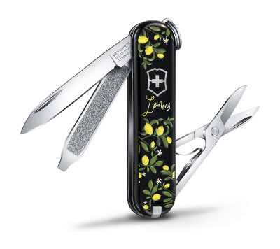 Нож-брелок VICTORINOX Classic &quot;When Life Gives You Lemons&quot; 0.6223.L1905