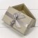 Коробка Прямоугольная 15,5 x 9 x 5,8 с бантом Серый