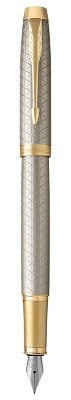 Подарочный набор Parker: Ежедневник и Ручка Перьевая Parker IM Premium Warm Silver Grey GT 193312_8111684