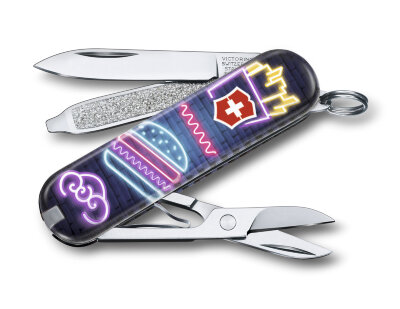 Нож-брелок VICTORINOX Classic &quot;Burger Bar&quot; 0.6223.L1906