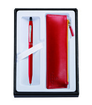 Набор Cross: ручка Cross Click Crimson + красный чехол в Москве, фото 137
